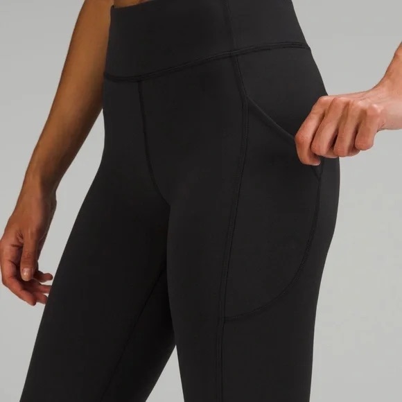 lululemon athletica Pants - Lululemon Invigorate High Rise NWT Crop 23” size 4 black color